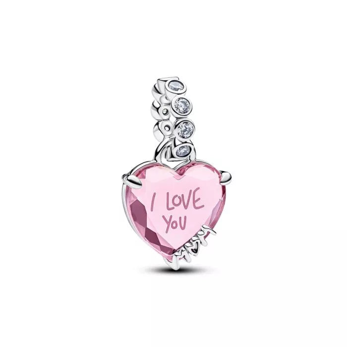 Pandora Moments Sydän hela hopea 794464C01