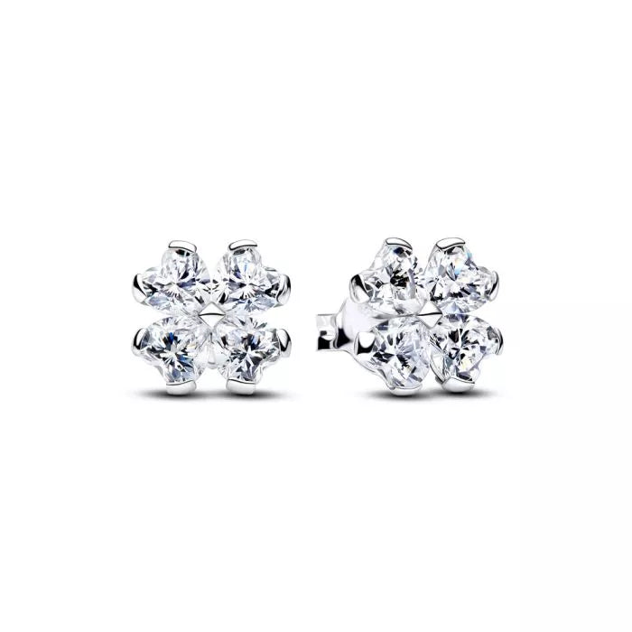 Pandora Lucky Clover hopeakorvakorut 294500C01