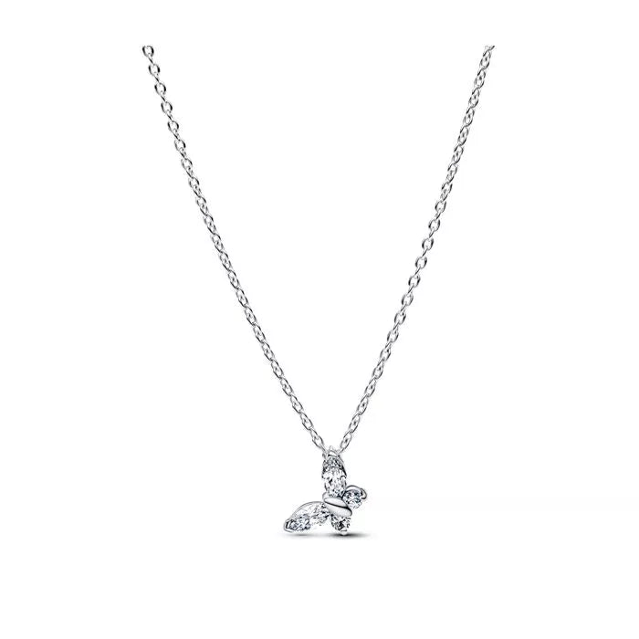 Pandora Butterfly Pendant hopeakaulaketju 394266C01-45