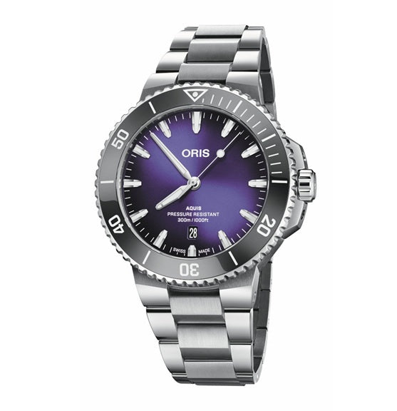 Oris Aquis Date Taste of Summer 01-733-7789-4158 8-23-04PEB