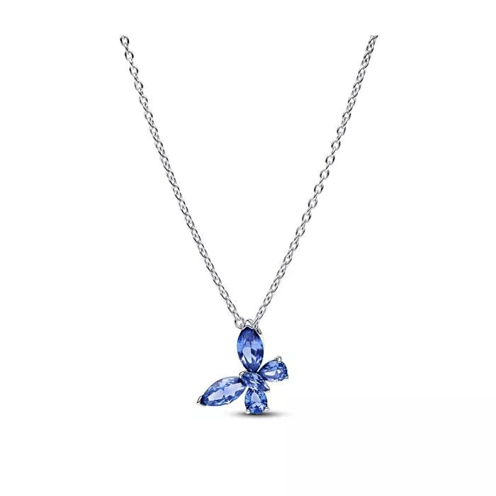Pandora Butterfly Pendant hopeakaulaketju 394232C01-45
