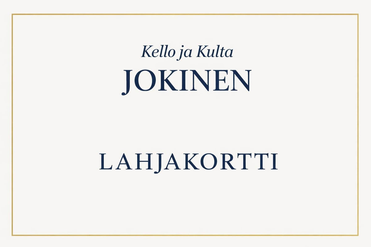 Kello ja Kulta Jokinen-lahjakortti